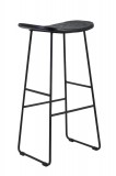 BARCHAIR BLACK METAL WOOD TOP 72 - CHAIRS, STOOLS